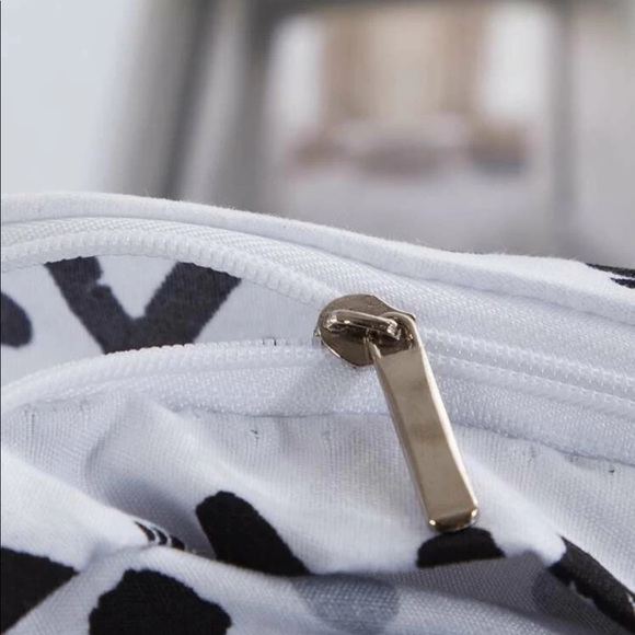 FULL / QUEEN boho print duvet cover set black - Picture 3 of 3